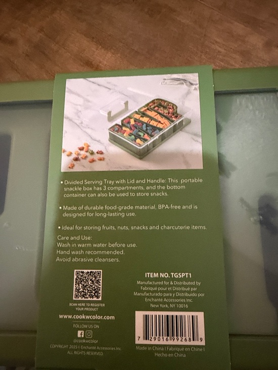 CWC Perfect On-The-Go Snack Box in Green MVP New - Picture 2 of 3